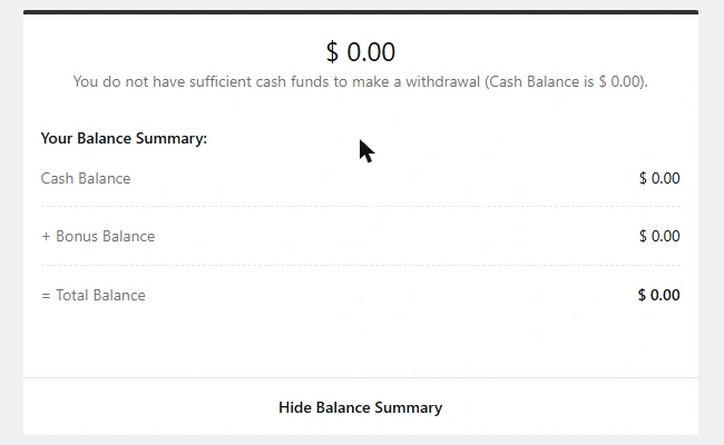 Captain Cooks Casino Cash Vs Bonus Balance