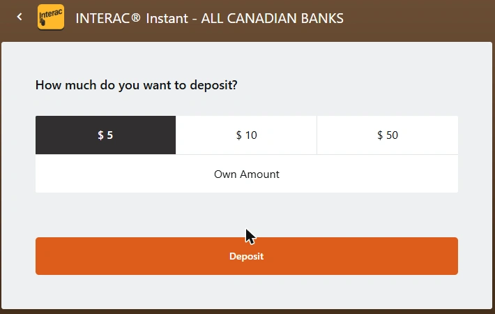 Captain Cook Casino Deposit Amount