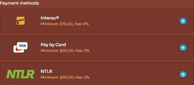 Cleobetra Casino Deposit Methods