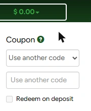 iNetBet Casino Redeem on Deposit
