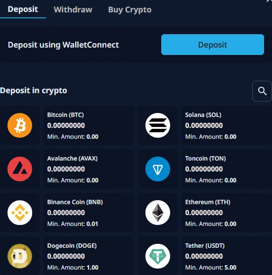 MyBet Cashier Deposit
