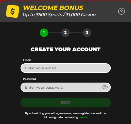 PowerPlay Sign Up Form