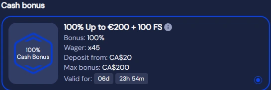 SlotNeo Casino Bonuses Cashier Select Bonus