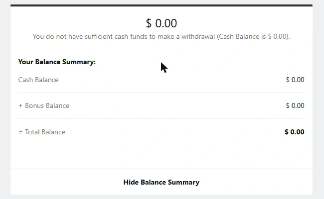 Zodiac Casino Cash Vs Bonus Balance
