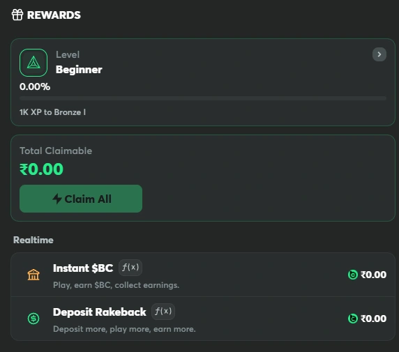 BC.GAME Claim Locked Bonus