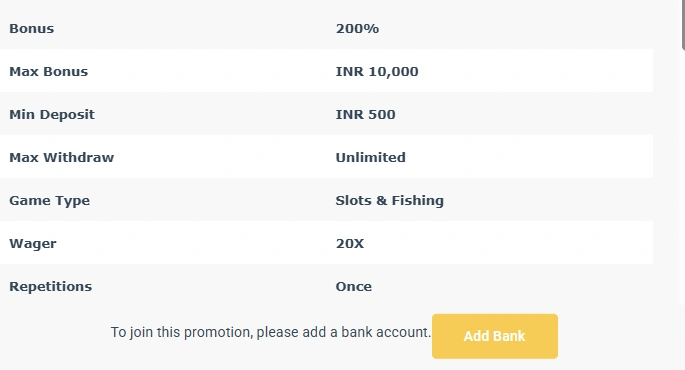 JeetWin Casino Promotion Apply