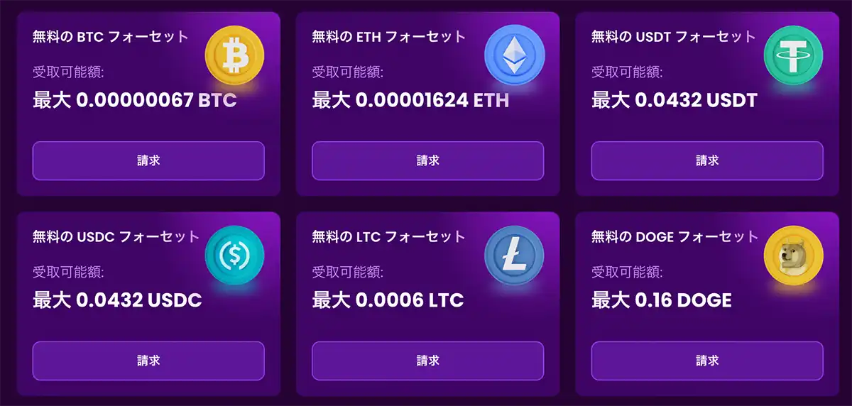 トラストダイスのフォーセット